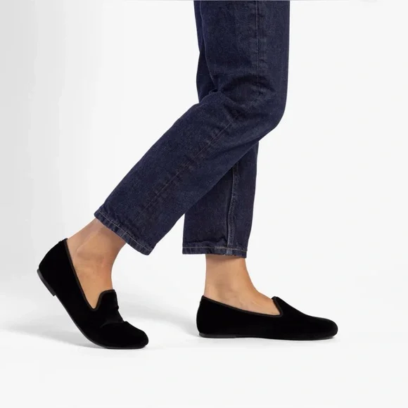 BIRDIES Starling Black Velvet Loafer, size 9.5, New in box - Picture 5 of 15